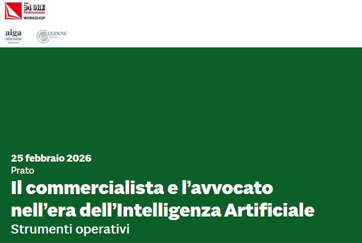 Il commercialista e l’avvocato nell’era dell’Intelligenza Artificiale