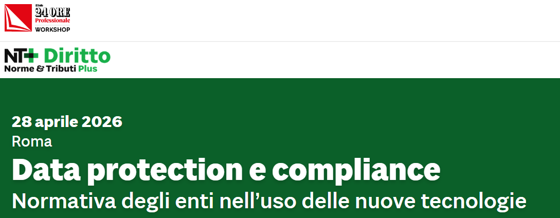 Italian Data Protection Code Data protection e compliance. Normativa degli enti nell’uso delle nuove ...