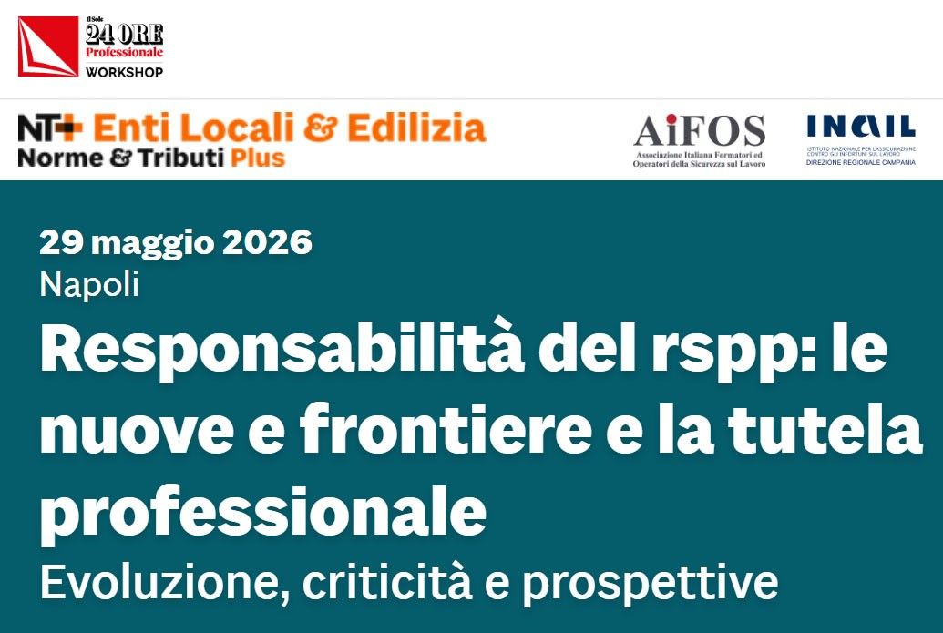 Responsabilità del rspp: le nuove e frontiere e la tutela professionale