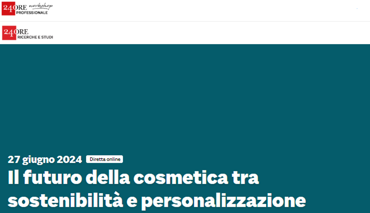 Il futuro della cosmetica tra sostenibilità e personalizzazione