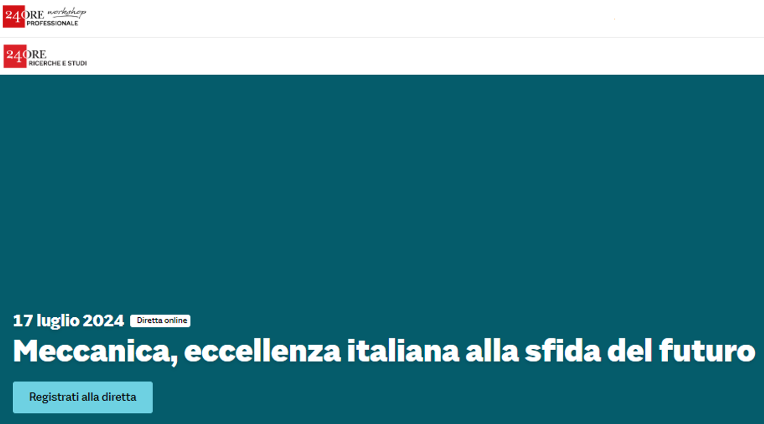 Meccanica, eccellenza italiana alla sfida del futuro