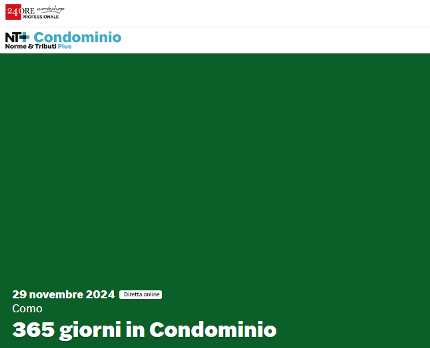 365 giorni in Condominio