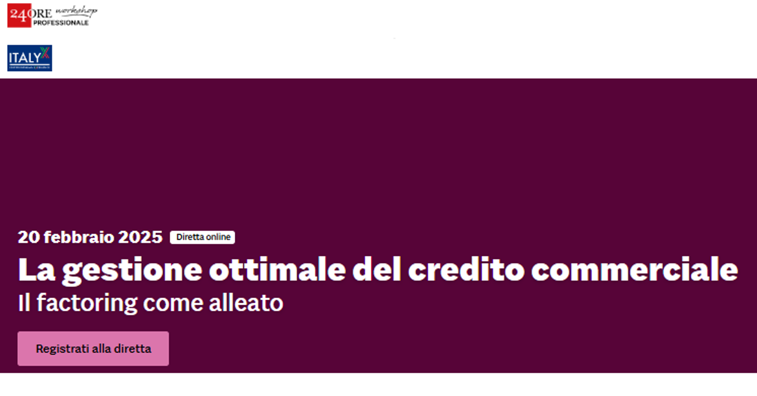 La gestione ottimale del credito commerciale